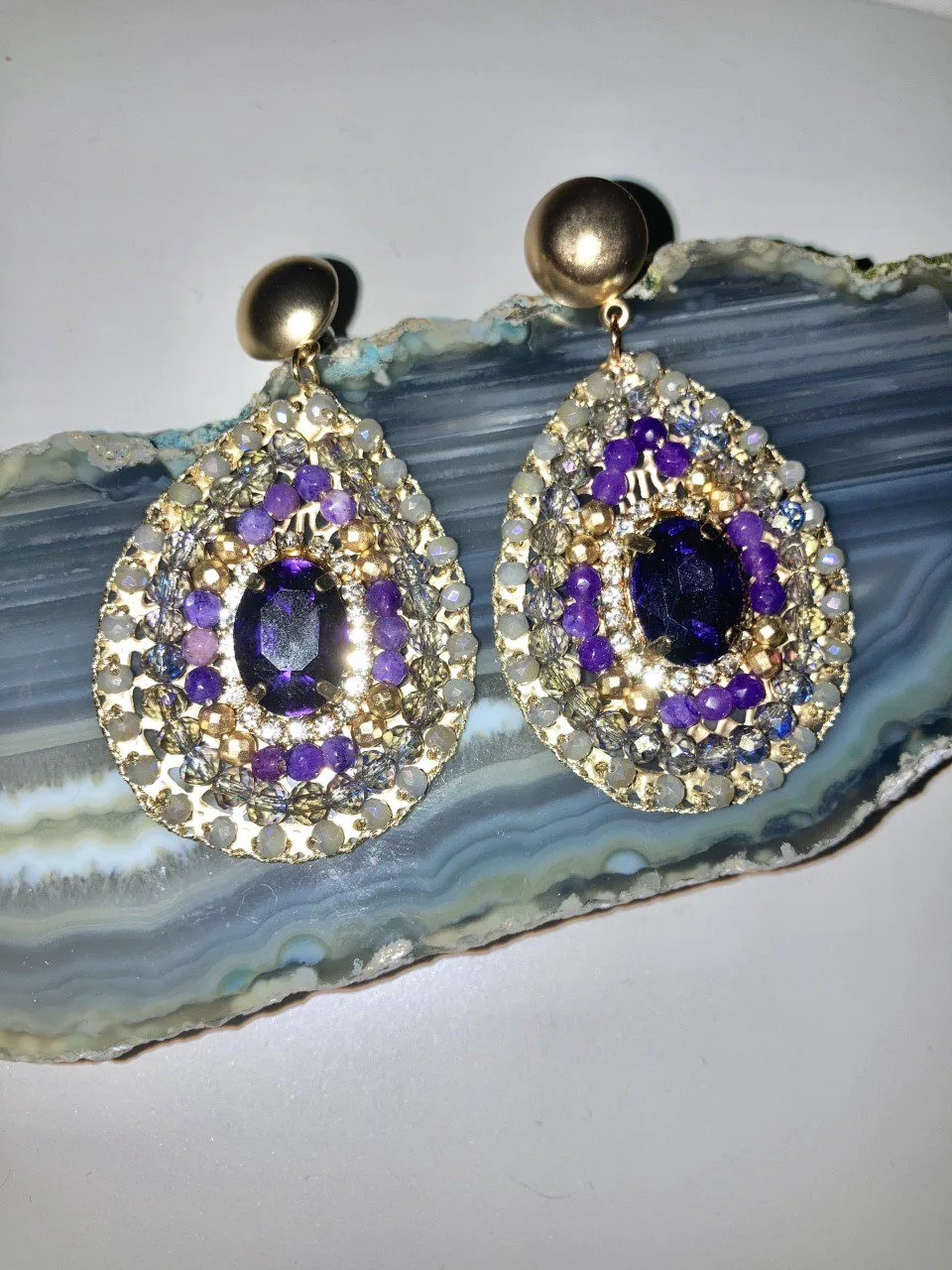 magical-lifestyle.nl Oorbellen Magical purple oorbellen Paarse oorbel jpg