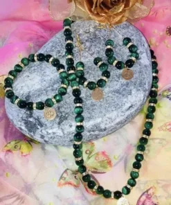Groene luxe sieraden set 1