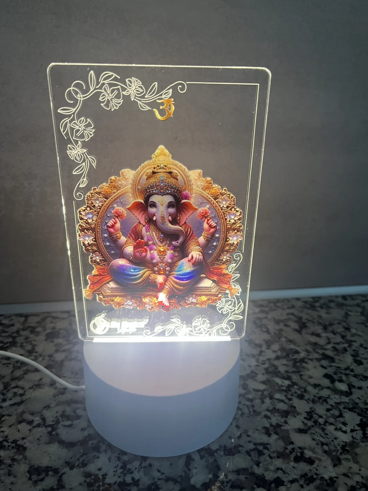 magical-lifestyle.nl Gifts Magical sfeerverlichting Ganesha (white light) Ganesha sfeerlicht nieuw